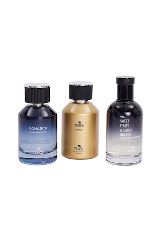 Özel Hediye Kutulu 3'lü Limon-bergamot Çarkıfelek 100 Ml Uzun Süre Kalıcı Parfüm Seti-51099 Diğer