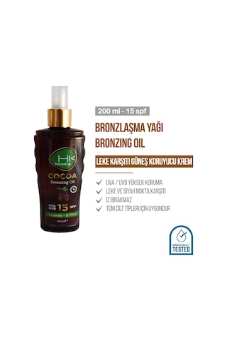 HK Remedy Sun Kakao Yağı 15 SPF Sprey 200 ML
