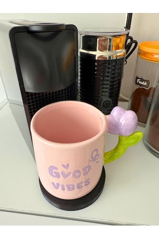 Nespresso Bardak Altlığı 10 Cm Düşük Profil Su Damlama Haznesi Siyah