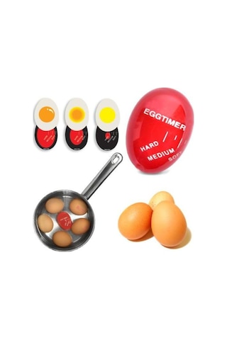 Dublör Yumurta Zamanlayıcı Egg Timer - Yumurta Dublörü Çok Renkli