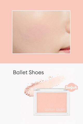 Missha Cotton Blusher Yumuşak Dokulu Kolay Sürülebilen Allık Ballet Shoes
