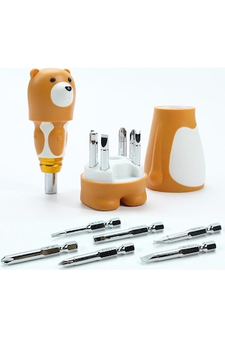 Trendooze Homyl Çocuk Tornavida Bit Seti - Renkli, Çoklu Uygulamalı