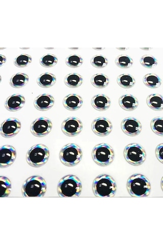 3d Göz - 4 Mm - Jig Rapala Kaşık Silikonlar Için Yapay Göz - 50 A