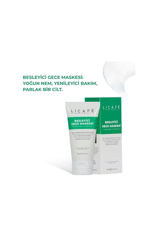 Licape-besleyici Gece Maskesi Çay Ağacı Özlü 50ml Sku: Smg8690010492708