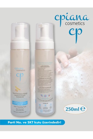 Vücüt Temizleme Köpüğü Argan Yağı 250ml