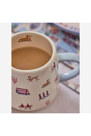 London Billie Krem Stoneware Kupa 340 Ml