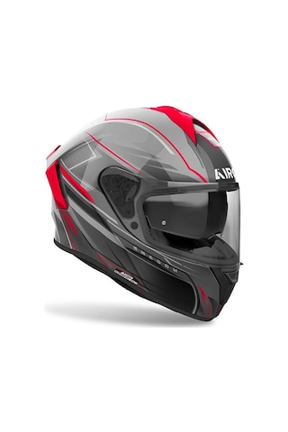 Airoh Spark 2 Shadow Kırmızı Parlak Motosiklet Kaskı Kırmızı