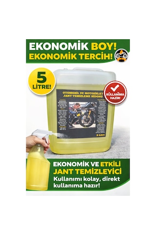 Ekonomik Boy 5 Litre Jant Temizleyici
