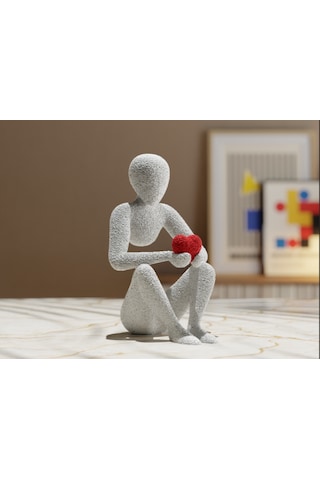 Aşkın Kucaklaması Minimalist Dekoratif Heykel Nobody - Love's Embrace: A Minimalist Sculpture Sevgililer Günü Hediye 0
