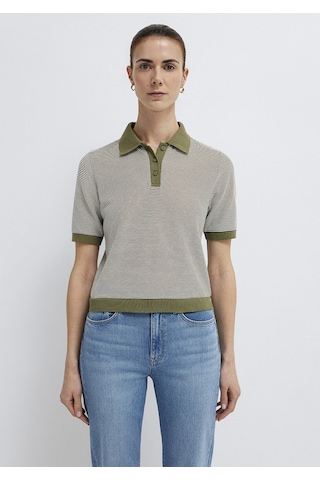 Mavi - Çizgili Yeşil Polo Tişört 1614310-91729