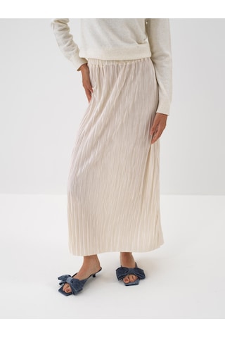 Ekru Formunu Koruyan Regular Fit Etek 270406 Ekru