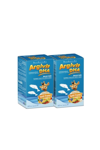 Argivit Dha Damla Balık Yağı 2 x 10 ML