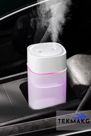 Kare Mini Usb Ultrasonik Soğuk Buhar Hava Nemlendirici Masaüstü Oda Araba Ofis Tipi