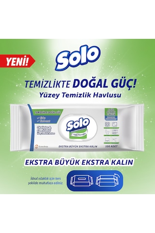Solo Okaliptus Çam Esintisi Yüzey Temizlik Havlusu 2'li