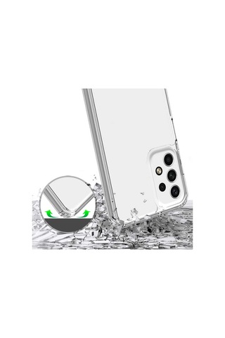 Samsung Galaxy Uyumlu A73 Kılıf Zore 2mm Anti Shock Silikon