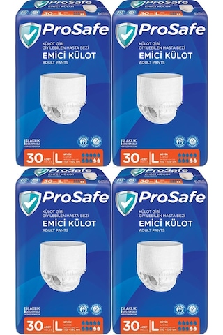 Prosafe Emici Külot Hasta Bezi L 4 x 30'lu