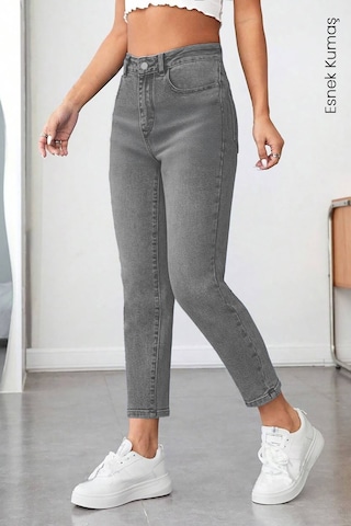 Cedy Denim Kadın Yüksek Bel Soho Boyfriend Jean C599 Karmelanj