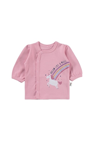 Civil Baby Unicorn Baskılı Zıbın Takımları - Pembe