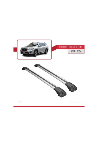 Subaru Forester Sk 2019 Ve Sonrası İle Uyumlu Ace-1 Ara Atkı Tavan Barı Gri