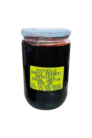 Köyceğiz Andız Pekmezi Soğuk Sıkım 950 Gr %100 Doğal Ve Katkısız