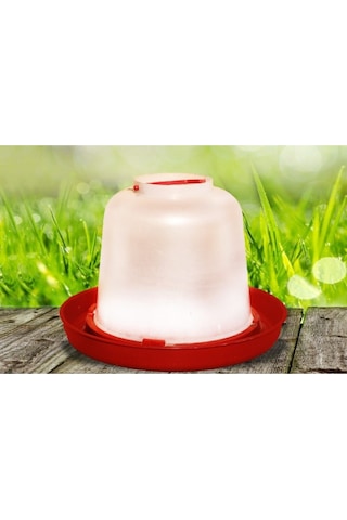 Yemlik + Suluk 2' Li Set 5 Lt Yemlik + 6 Lt Suluk Tavuk Yemliği Tavuk Suluğu Kuş Ve Kanatlı Hayvan