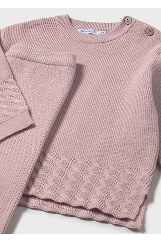 Mayoral Pembe Kız Bebek Triko Takım 2592 Pembe