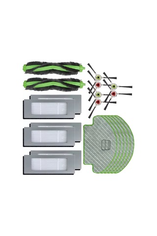 Junzhuodianpu İrobot Roomba Combo 111/113 R113840 Elektrikli Süpürgeler İçin 20 Hepa Filtresi, Ana Fırçalar Ve Paspaslar