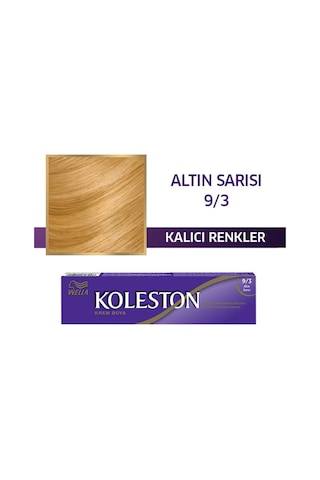 Koleston Single Tüp Saç Boyası 9/3 Altın Sarısı