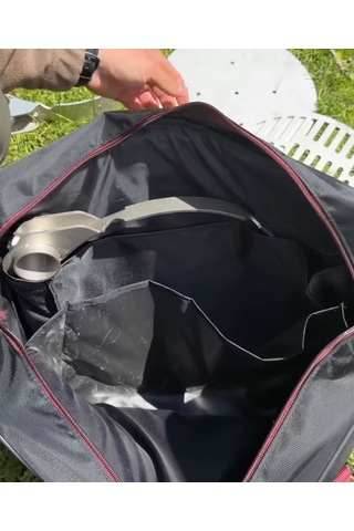 Bravon Outdoor 21 Litre Kamp - Mangal Çantası Körüklü 3 Bölme Ve Astarlı Siyah