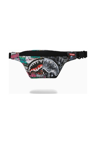 Sprayground Split Cybershark Savvy Crossbody, Lüks Ve Dayanıklı Omuz Çantası Çok Renkli