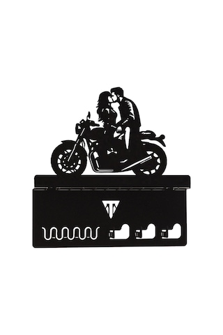 Torque-mx Metal Dekoratif Anahtar Askısı Ea24 Siyah