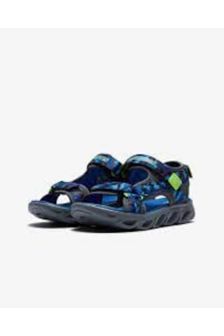 Skechers Hypno - Splash Büyük Erkek Çocuk Mavi Işıklı Sandalet 400077L Bllm Mavi