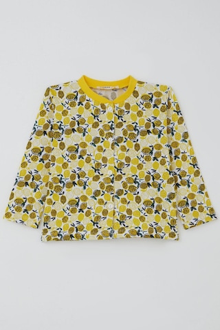 Breeze Kız Bebek Pijama Takımı Limon Bahçesi 4 Ay-1 Yaş, Sarı Sarı