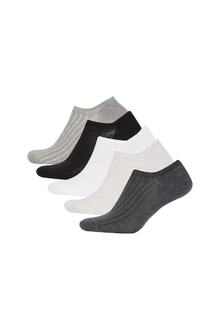 DeFacto Erkek Görünmez 5'li Pamuklu Sneaker Çorap A6103AXNSKR1