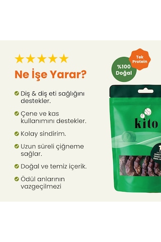Kito Tavuk Boyun Yetişkin Köpek Ödül Maması 100 G