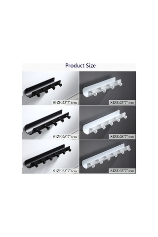 Sones Um112 Ev Depolama Kancası Duvar Dekorasyonu Cep Telefonu Rafı, Özellikler: Beyaz 4 Kanca Diğer