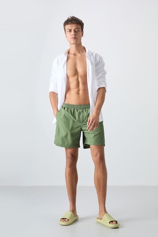 Tommylife Standart Fit Basic 2li Paket Haki-oranj Erkek Deniz Şortu - 81237 Haki-oranj