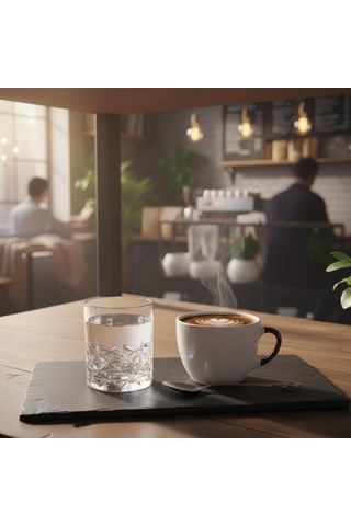6'li Kahve Yanı Bardağı Seti 75 Ml Desenli Cam Mini Bardak, Espresso & Türk Kahvesi Su Bardağı, Şık Ve Dayan Çok Renkli