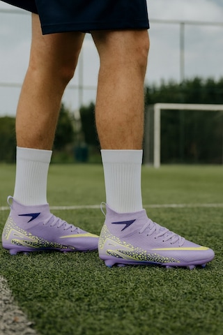 Çoraplı Krampon Futbol Ayakkabı Lila