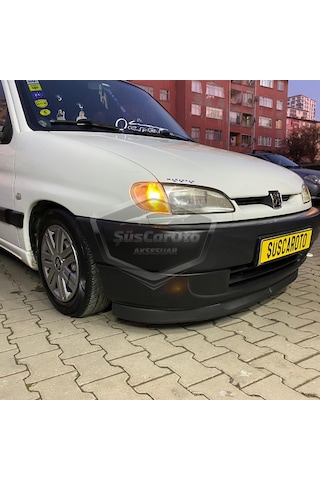 Peugeot Partner 1 1996-2003 Uyumlu Üniversal Astra H Lip Esnek Ön Lip 2 Parça Tampon Altı Dil Karlık Ön Ek 00 Şüscaroto Aksesuar