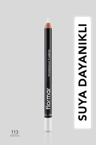 Flormar Waterproof Eyeliner Suya Dayanıklı Kajal Göz Kalemi 113 Pure White