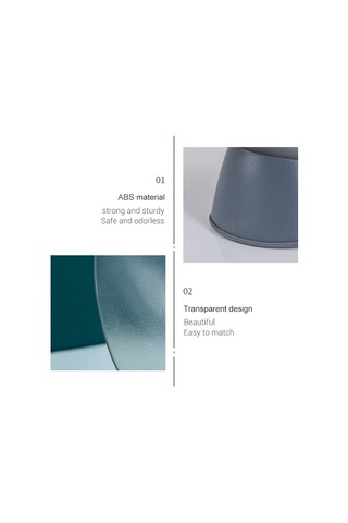 Tuvalet Drenajı Sabun Kutusu Perforasyon Yok Raf Gri