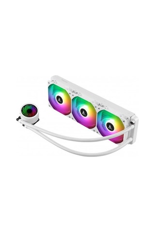 Segotep Bevere 360 Argb Beyaz Sıvı İşlemci Soğutucusu Am5 Ve Lga1700 Uyumlu