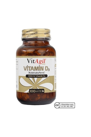 Vitagil Gold Vitamin D3 1000 Mg 100 Kapsül