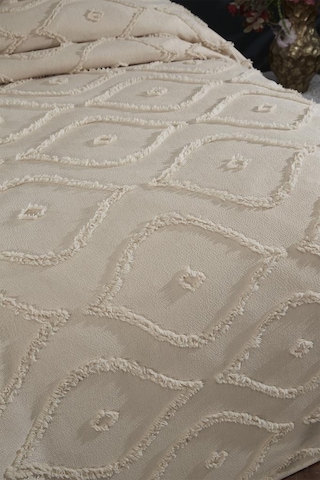 Çeyiz Diyarı Pirot 2 Parça Tek Kişilik Pike Takımı Bej Bej