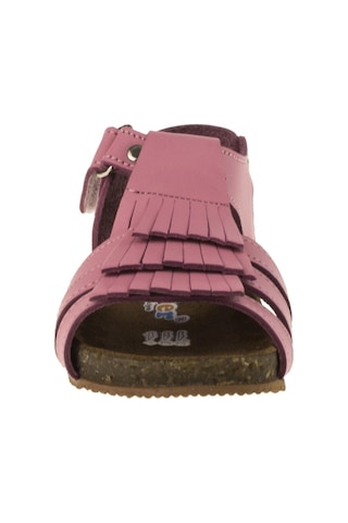 Toddler 01318 Anatomik,Deri ,Mantar Taban Pembe Sandalet 26-30 Pembe