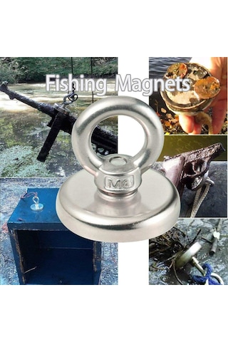 Magnet Fishing Neodyum Pot Mıknatıs - Çap 25 MM - Kurtarma Mıknatısı