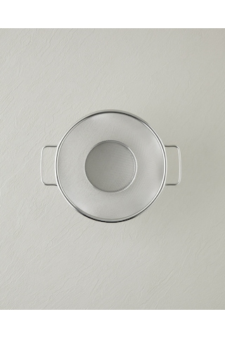 English Home Brims Paslanmaz Çelik Süzgeç 22-22 Cm Gri