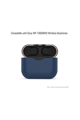 Youmex Sony Wf-1000xm3 İçin Silikon Koruyucu Kılıf - Beyaz, Esnek Materyal Kulaklık Koruması Beyaz