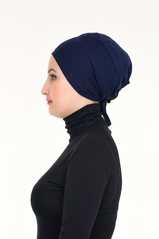 Sensu Tesettür Lüks Penye Bone Lacıvert